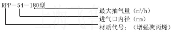 RPP型水噴射真空機(jī)組臥式型號(hào)說明